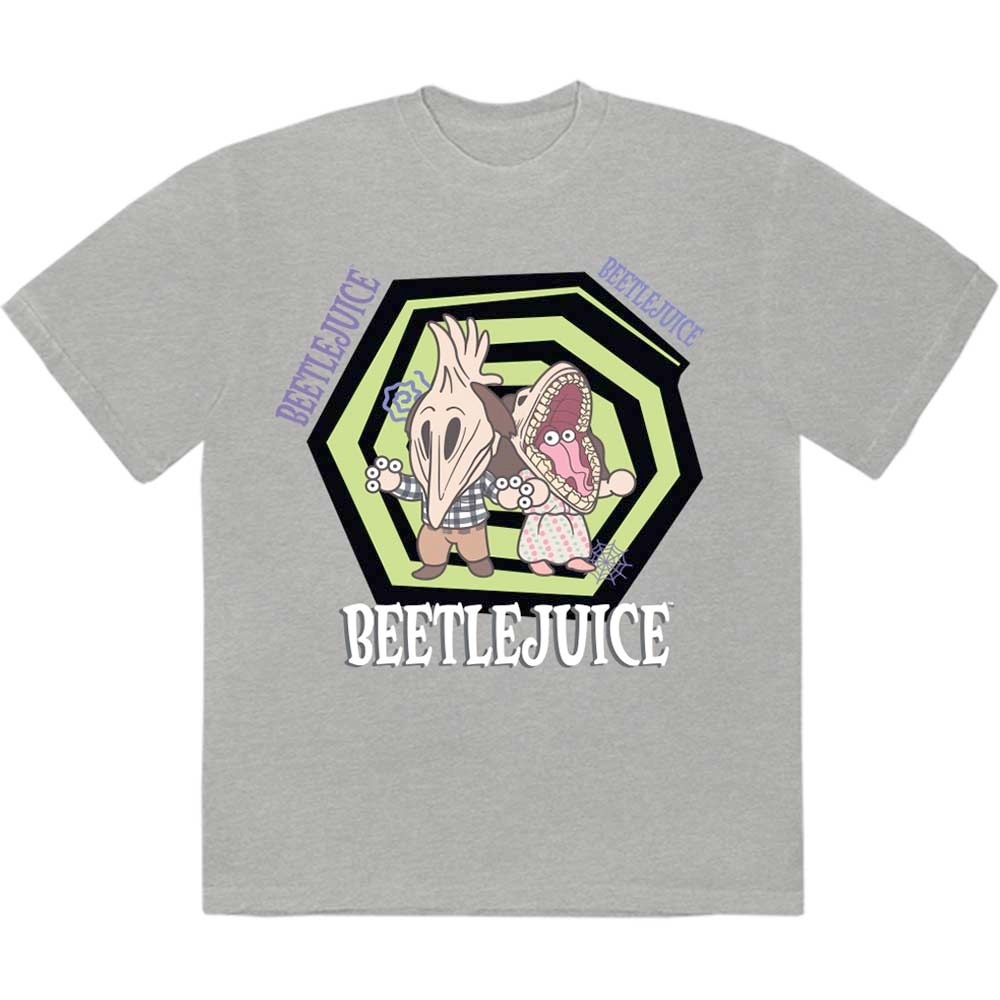 Beetlejuice - Spiral Tshirt Homme - Gris